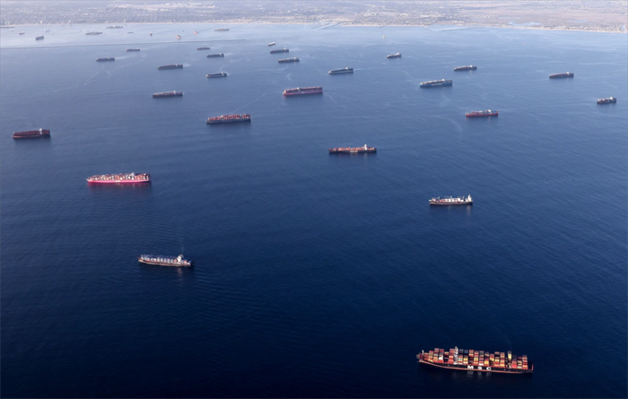 Idle tonnage passes a million teu as bigger box ships go into lay-up