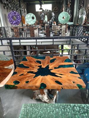  Mixed coffee table exotic dteak