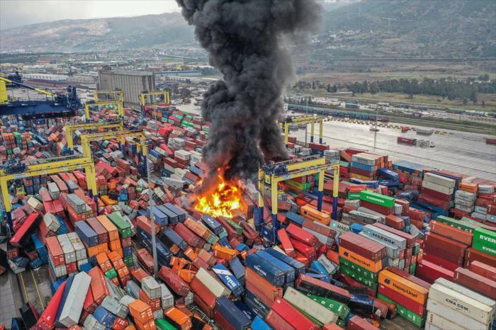 Iskenderun port fire under control