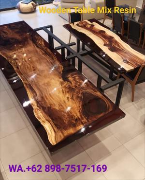  Mixed coffee table exotic dteak