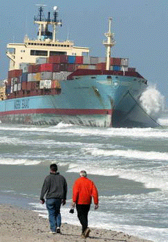 Welcome to "aground" reality  - $550 per 20ft from Dalian to Felixstowe