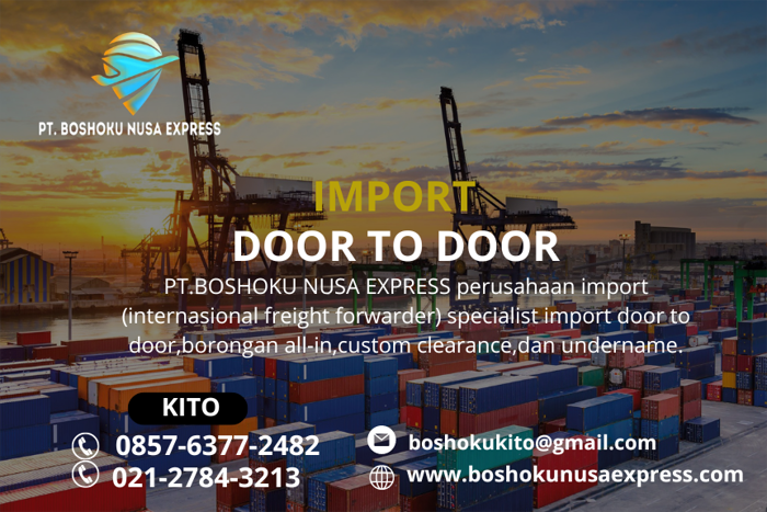 Jasa Import Borongan All-in Murah Terpercaya | 085763772482