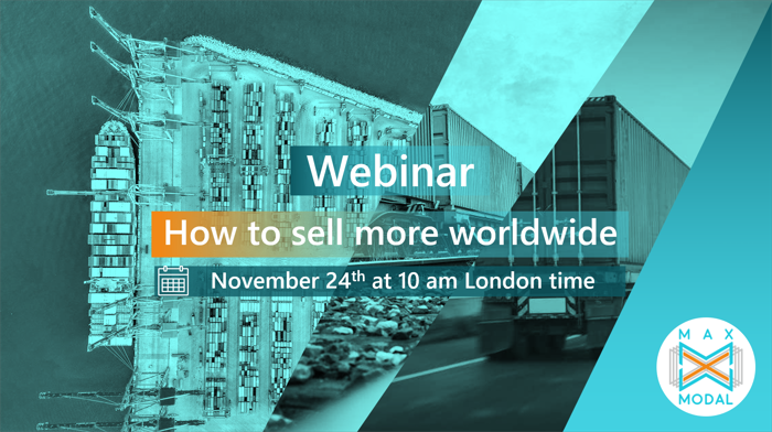 Save the date! MAXMODAL will host a webinar "How to sell more worldwide"